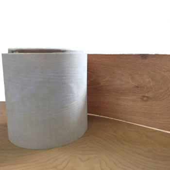 Non-woven textile wood veneer
